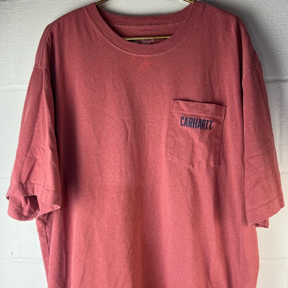 Carhartt Short Sleeve Red Pocket Tshirt, 2XL - Picture 2 of 6